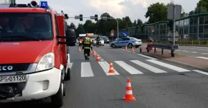 [ZDJCIA] Kolejny wypadek na skrzyowaniu DK1 w Goczakowicach