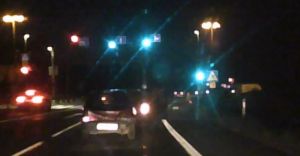 [WIDEO] Kolizja i ucieczka sprawcy na krajowej jedynce w Czechowicach