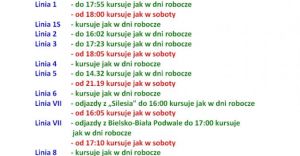 Zmiany w rozkadzie jazdy PKM