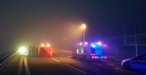 [FOTO] Tragiczny wypadek na DK-1 w Goczakowicach. Nie yje pieszy