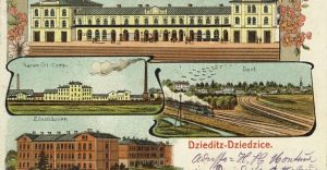 [Historyczne ciekawostki] Stacja Dziedzice -  "pera" Kolei Pnocnej
