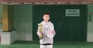 Oskar Wielgus triumfatorem Halowego Pucharu Polski U12 w tenisie!