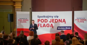 [FOTO] "Potrzebujemy prezydenta na trudne czasy". Szymon Hoownia z wizyt w Bielsku-Biaej