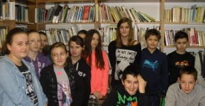 Walentynkowe serca w bibliotece