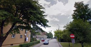 Wrak samochodu sta na jednej z ulic w centrum, interweniowaa stra