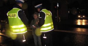 Policja apeluje: No odblaski - wie przykadem