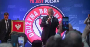 [FOTO] Grzegorz Braun w Bielsku-Biaej: "18 maja zacznie si odzyskiwanie niepodlegoci!"