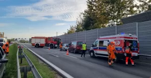 [FOTO] Cztery zdarzenia drogowe na DK-1. Byy due utrudnienia w ruchu
