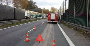 DK1: ciarwka zablokowaa pas