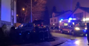 [FOTO] Wieczorna kraksa na ulicy Wglowiej