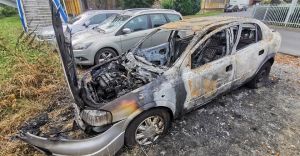 [FOTO] Dwa samochody spony na ul. Dworcowej. Policja bada spraw