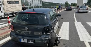[ZDJCIA] Zderzenie dwch osobwek na DK-1 w Goczakowicach-Zdroju