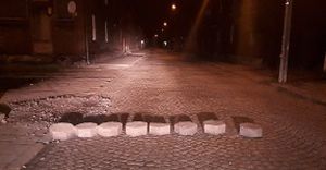 Idiotyczny art na ulicy Grniczej mg zakoczy si tragedi