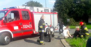 Kolizja z udziaem motocyklisty. Sprawca by na podwjnym gazie