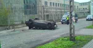 Brawura w centrum miasta