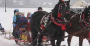 Pechowy kulig w Zabrzegu