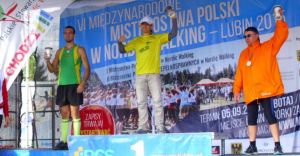 Marcin Haas na podium