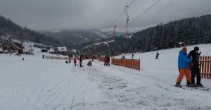 W Beskidy zawitaa zima