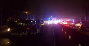 [ZDJCIA] Wypadek na DK-1 w Goczakowicach-Zdroju