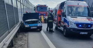 [FOTO] Wypadek na DK-1 w Goczakowicach. 3 osoby w szpitalu