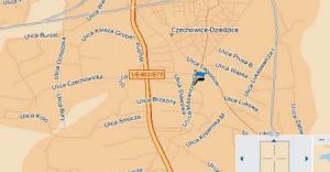 Internetowa mapa Czechowic