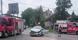 [ZDJCIA] Grona kraksa na rogu Barlickiego z Prusa w Czechowicach
