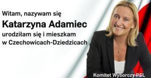 Kandydatka do Sejmu z listy PSL