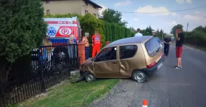 Wypadek w Ligocie. Nastoletni pasaer zacign hamulec rczny!