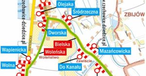 Zmiana organizacji ruchu w Ligocie