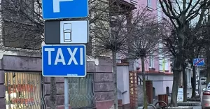 Tymczasowy punkt postoju takswek