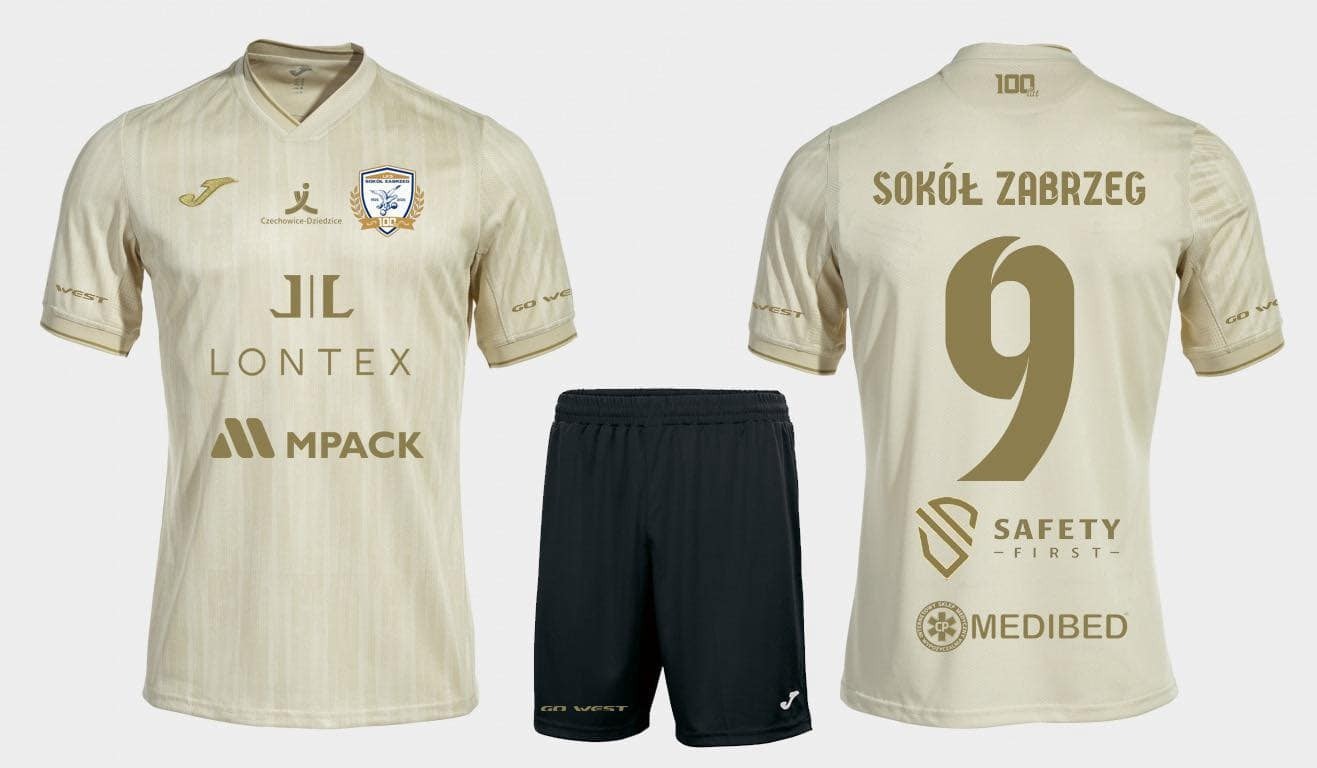 Złota historia Sokoła Zabrzeg, czyli jubileuszowe stroje na 100-lecie klubu