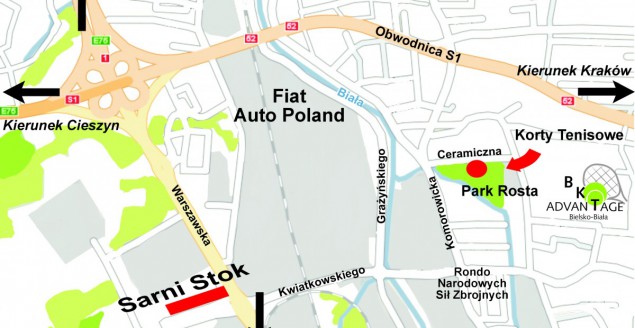 mapa korty tenisowe