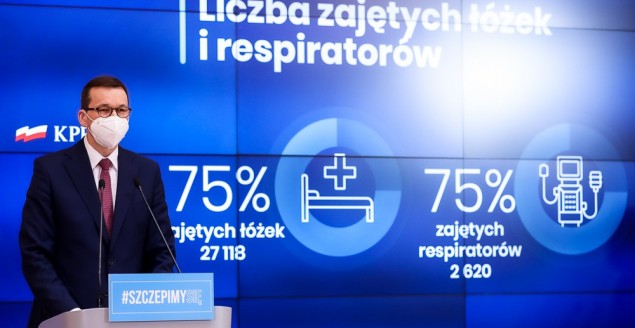 Konferencja premiera Mateusza Morawieckiego i ministra zdrowia Adama Niedzielskiego - 25.03.2021