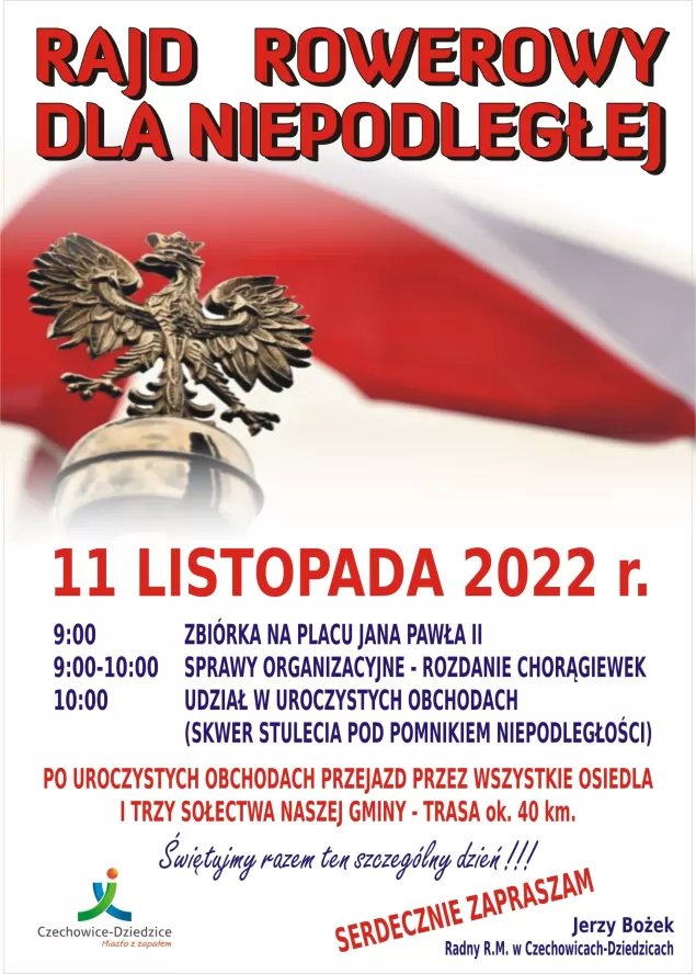 Przed nami II Rajd Rowerowy dla Niepodległej