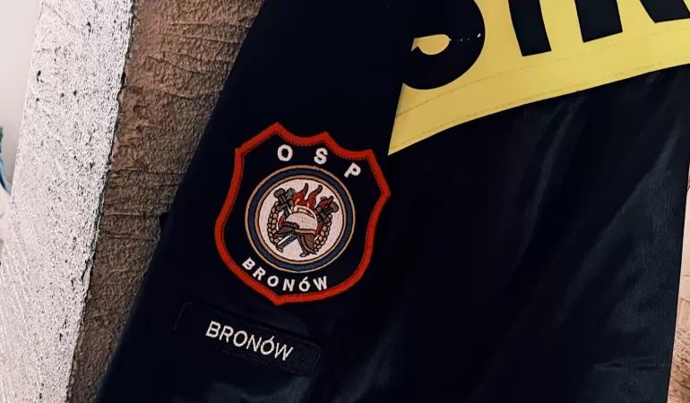 osp bronów, herb,