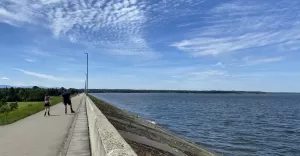 zapora, goczałkowice, lato, rolki, sport, ilustracyjne