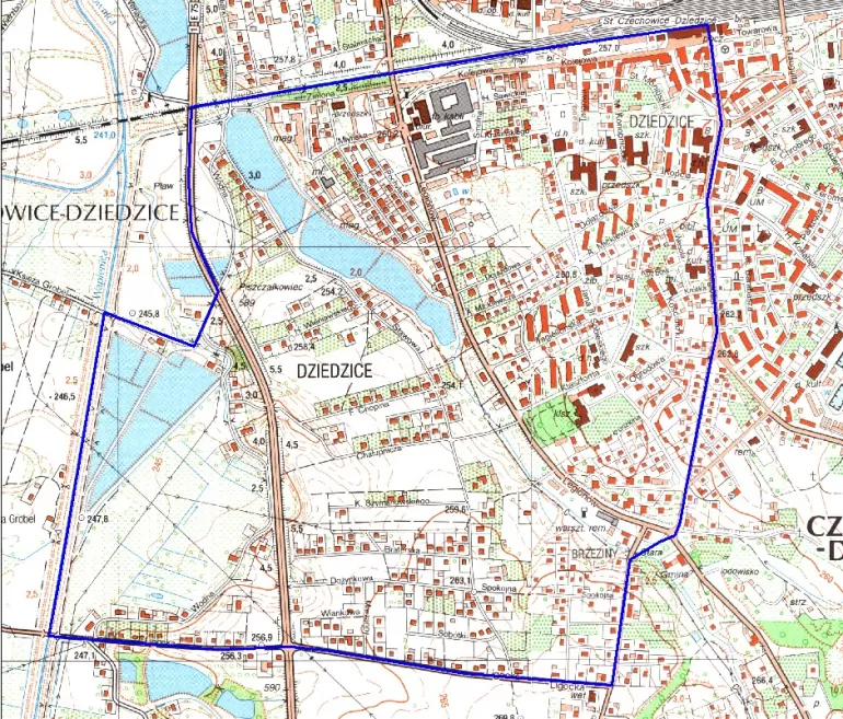 Mapa osiedla "Centrum"