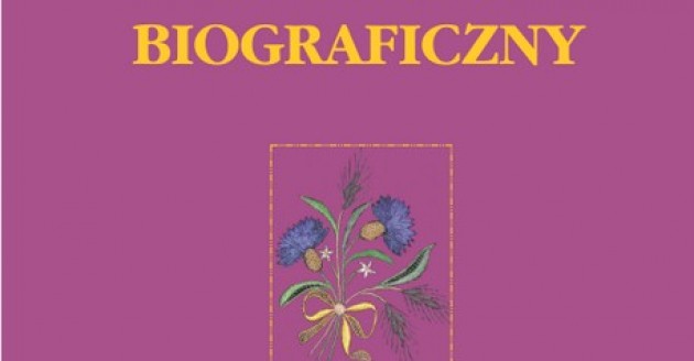 słownik biograficzny, okładka
