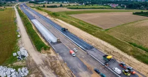 Budowa drogi ekspresowej S-1 - odcinek węzeł Suchy otok - Dankowice - 25.08.2023