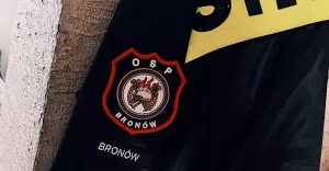 osp bronów, herb,