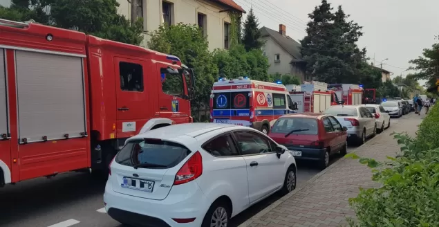 straż, pożar, jagielońska