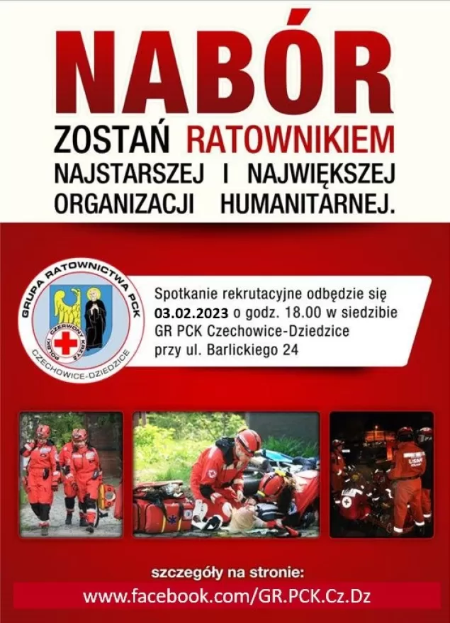 Zostań ratownikiem GR PCK Czechowice-Dziedzice! Ogłoszono nabór