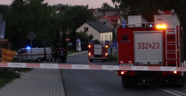 Wyciek gazu przy Łukasiewicza - 29.05.2019