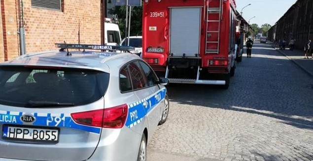 Pożar przy ulicy Górniczej - 5.07.2018