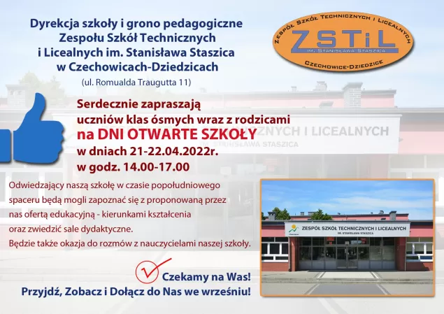 Dni otwarte w Zespole Szkół Technicznych i Licealnych