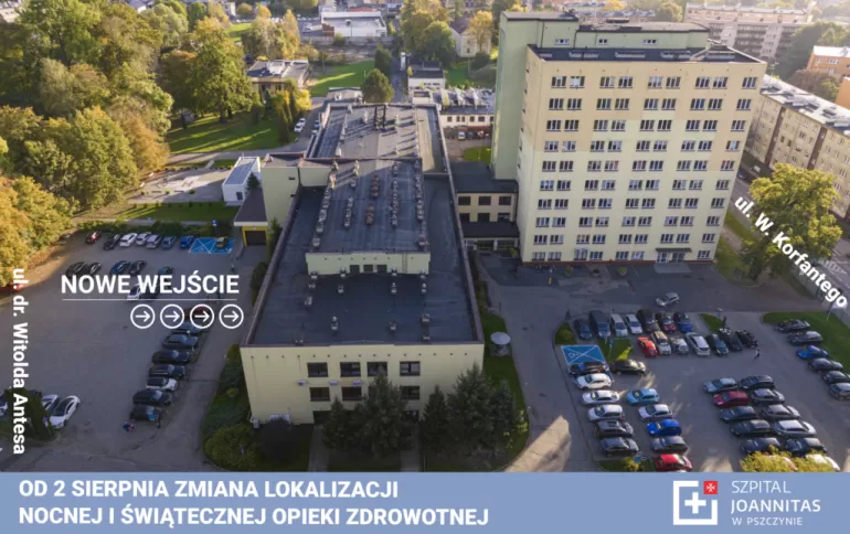 Zmiana lokalizacji nocnej i świątecznej opieki zdrowotnej