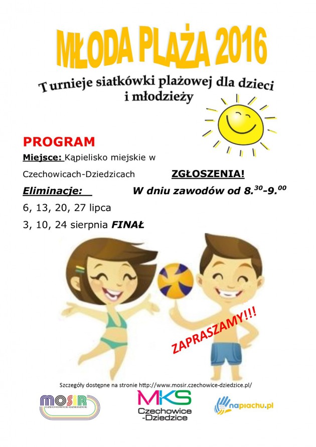Młoda Plaża 2016 plakat