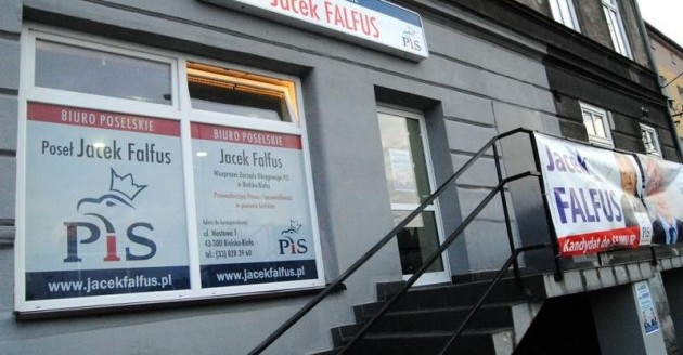 Jacek Falfus, biuro poselskie