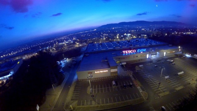 bielsko tesco wschód słońca
