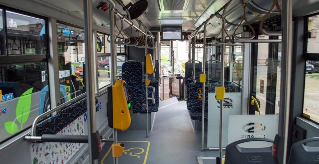 pkm, czechowice-dziedzice, autobus, wnętrze